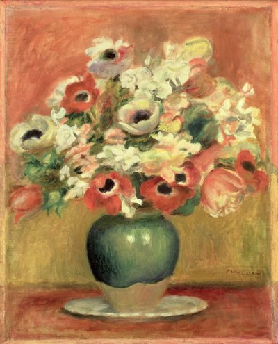 Anemones, c.1885 by Pierre Auguste Renoir